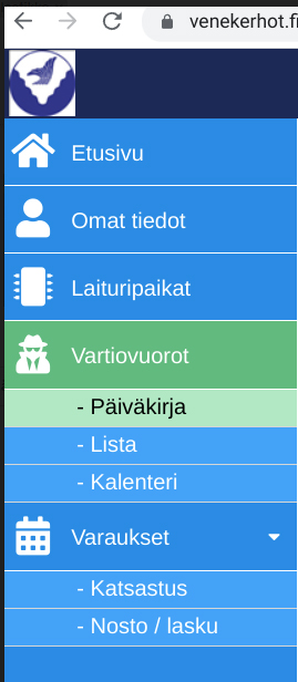 Vartiointi päiväkirja